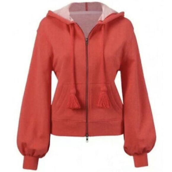 CAbi Deluxe Hoodie in Tangerine Orange,sz Small - Picture 3 of 15